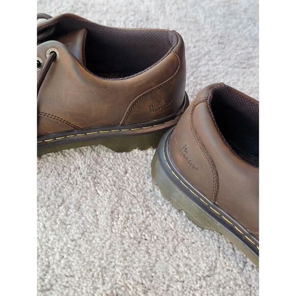 Dr MARTENS KENT Derby Shoe Brown Leather Casual Oxford US Size 10 UK 9 0015 - Picture 7 of 8